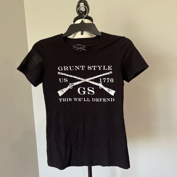 Grunt Style black logo tee shirt in a size small - Picture 13 of 15